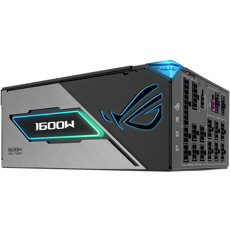 اسوس ROG THOR 1600W Titanium III مزود طاقة بكفاءة 80 بلس تيتانيوم