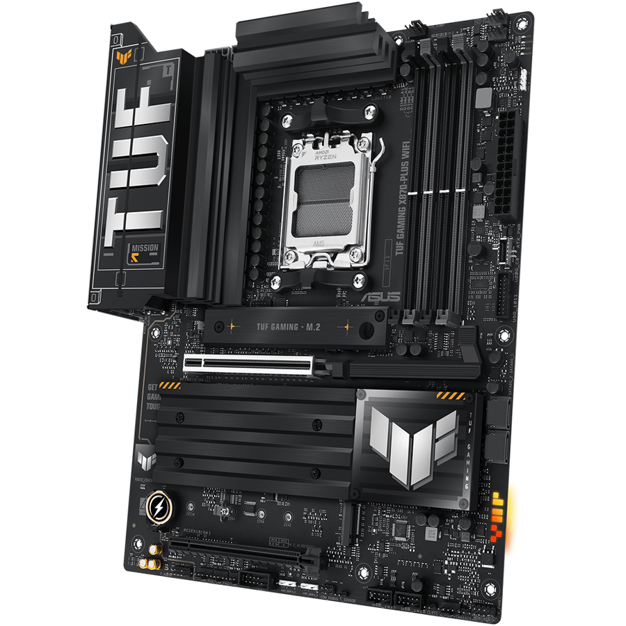 اسوس TUF GAMING X870-PLUS WIFI لوحة الأم بمقبس AM5 لمعالجات رايزن