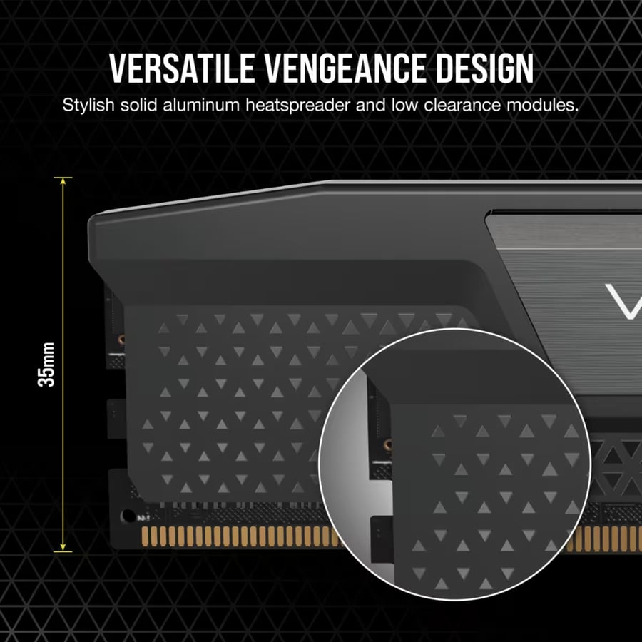 كورسير VENGEANCE 32GB (2x16GB) DDR5 6000MHz CL36 رامات سطح المكتب