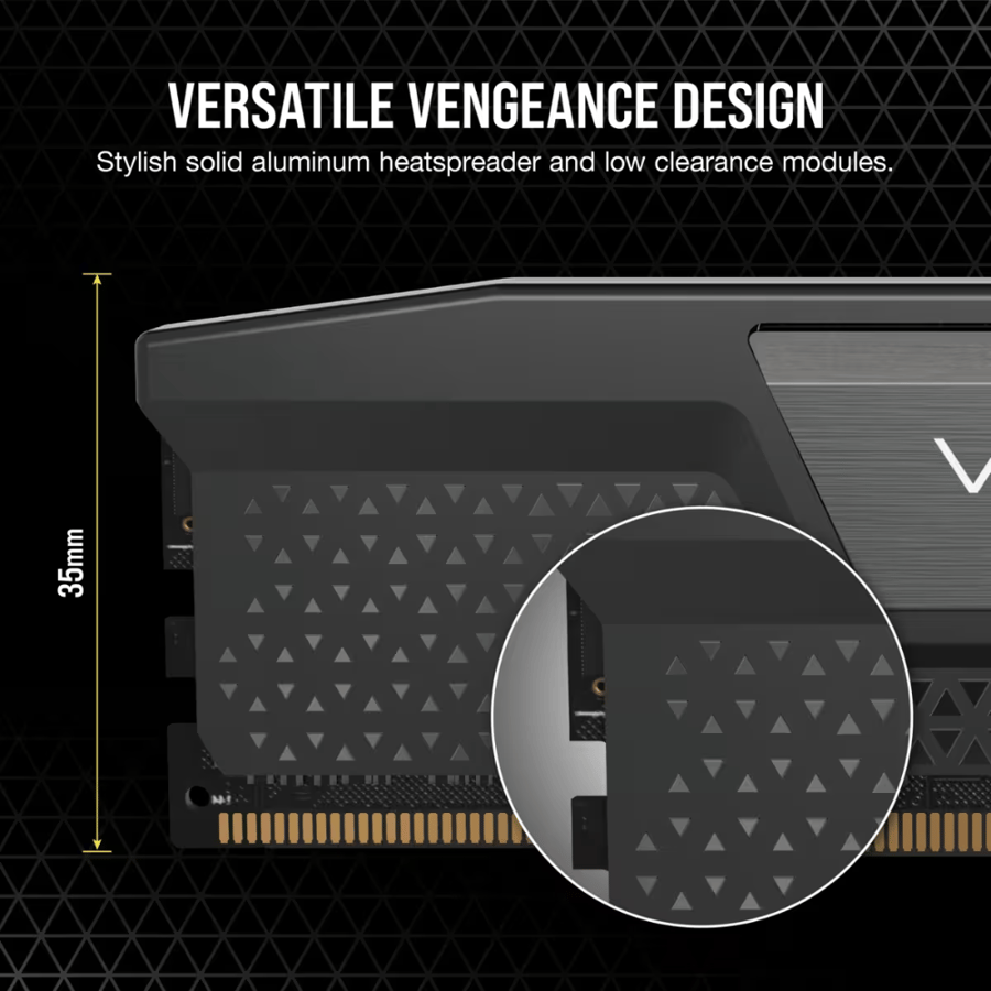كورسير VENGEANCE 16GB (2x8GB) DDR5 DRAM 5200MHz C40 رامات سطح المكتب