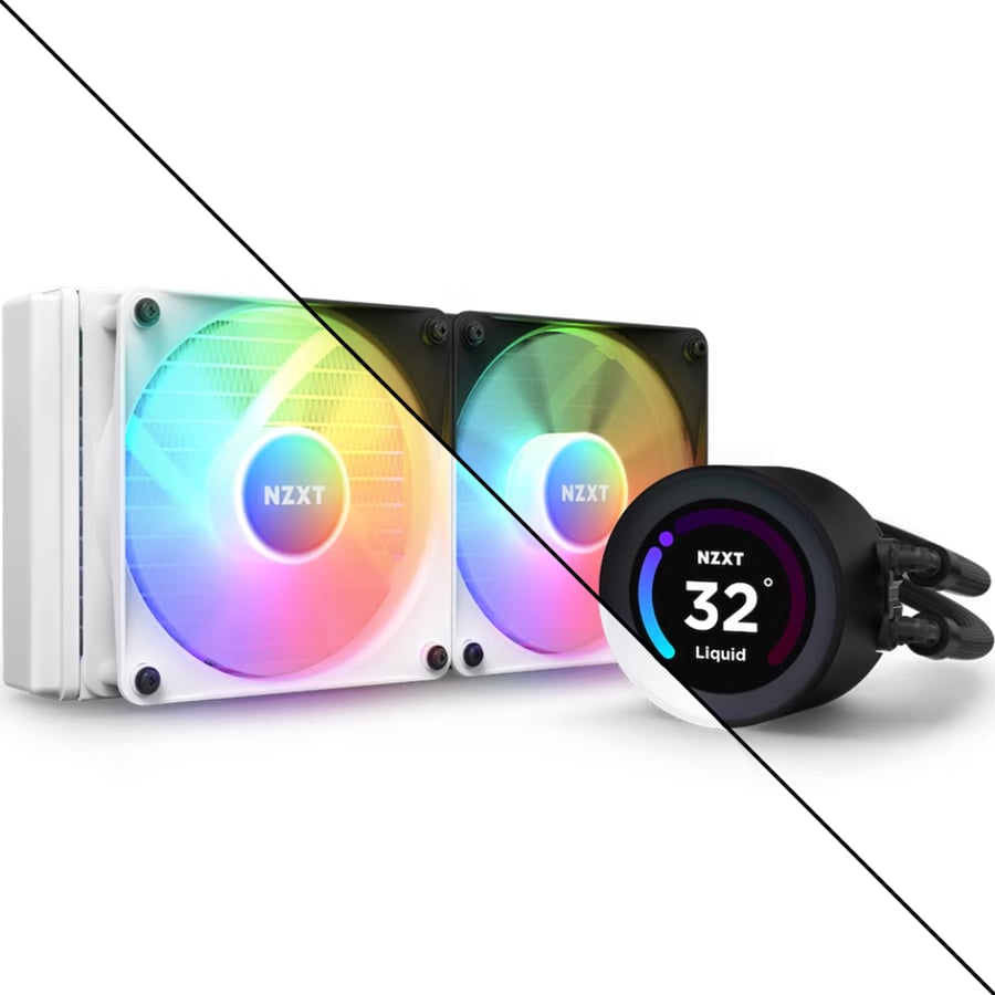 ان زد اكس تي Kraken Elite 240 RGB مبرد مائي مع شاشة LCD مقاس 2.72 بوصة