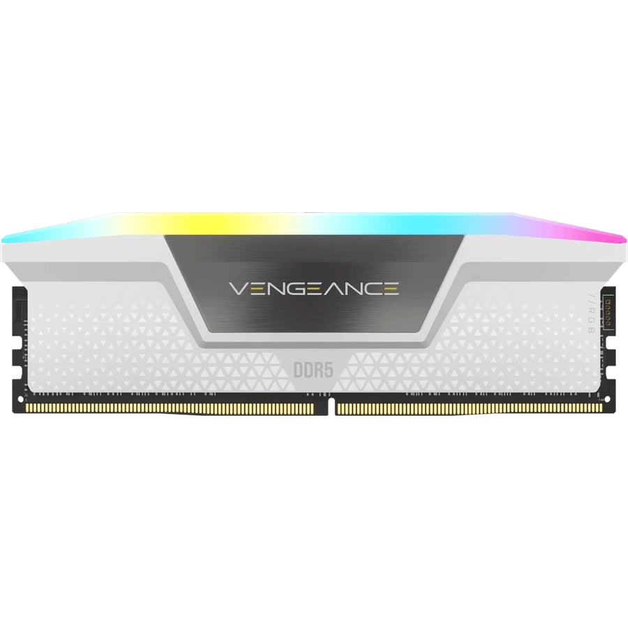 كورسير VENGEANCE RGB 64GB (2x32GB) DDR5 DRAM 6000MHz C30 طقم رامات