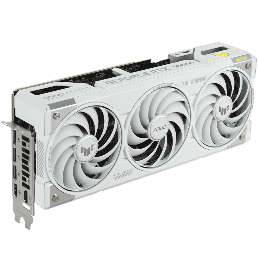 اسوس TUF Gaming GeForce RTX 5070 Ti 16GB GDDR7 White OC Edition كرت شاشة