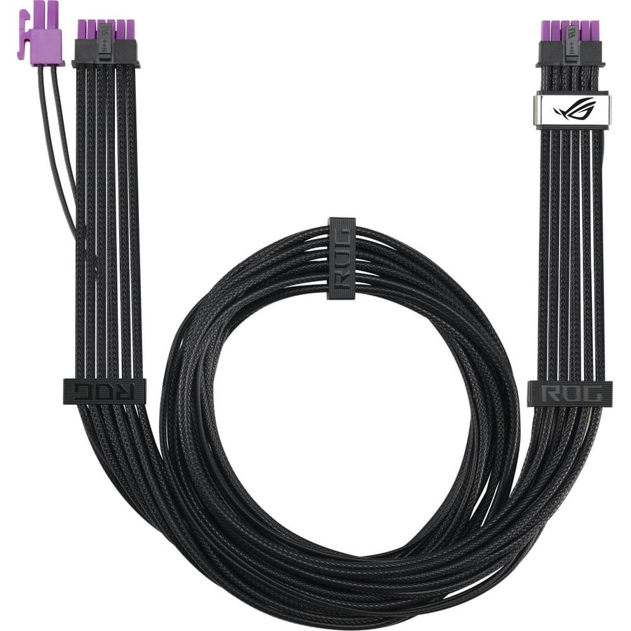 اسوس ROG Equalizer PCIe 12V-2x6 بطول 750mm كابل طاقة لكرت الشاشة