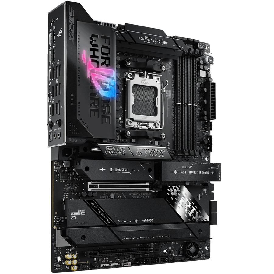 اسوس ROG STRIX X870E-E GAMING WIFI لوحة الأم بمقبس AM5 لمعالجات رايزن