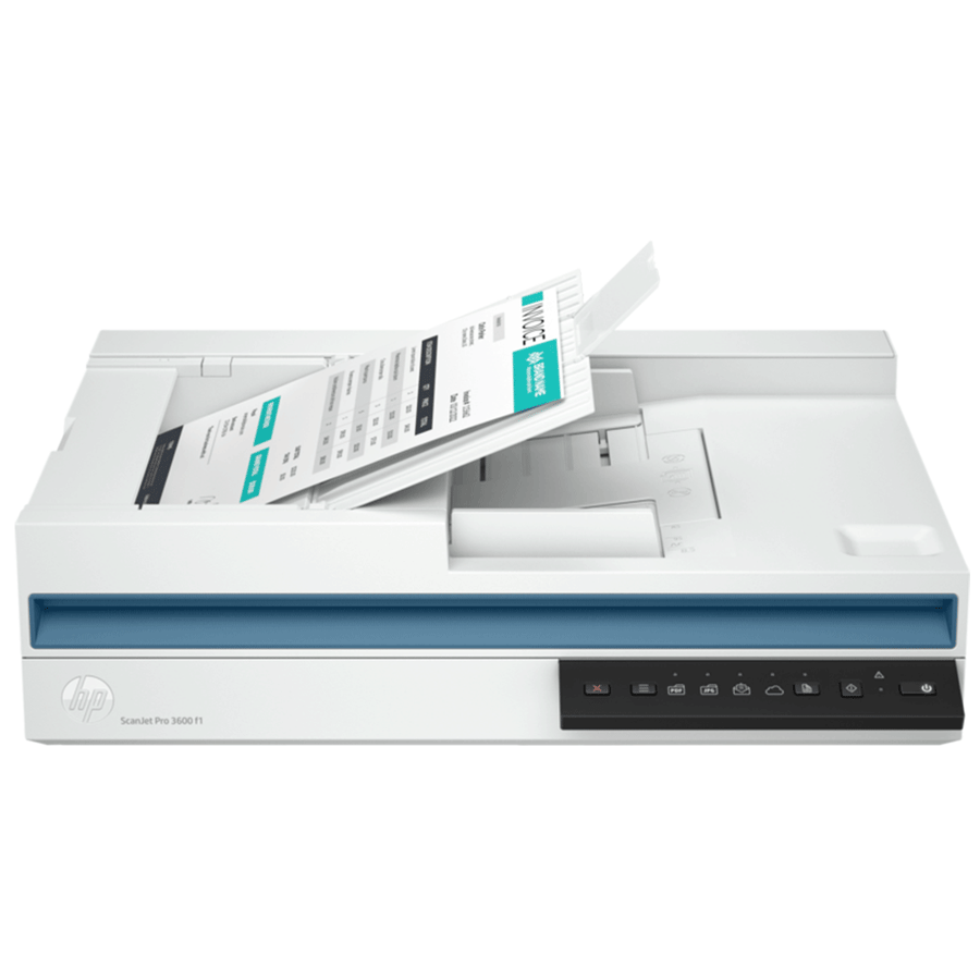 اتش بي ScanJet Pro 3600 f1 ماسحة ضوئية على الوجهين وتغذية تلقائية