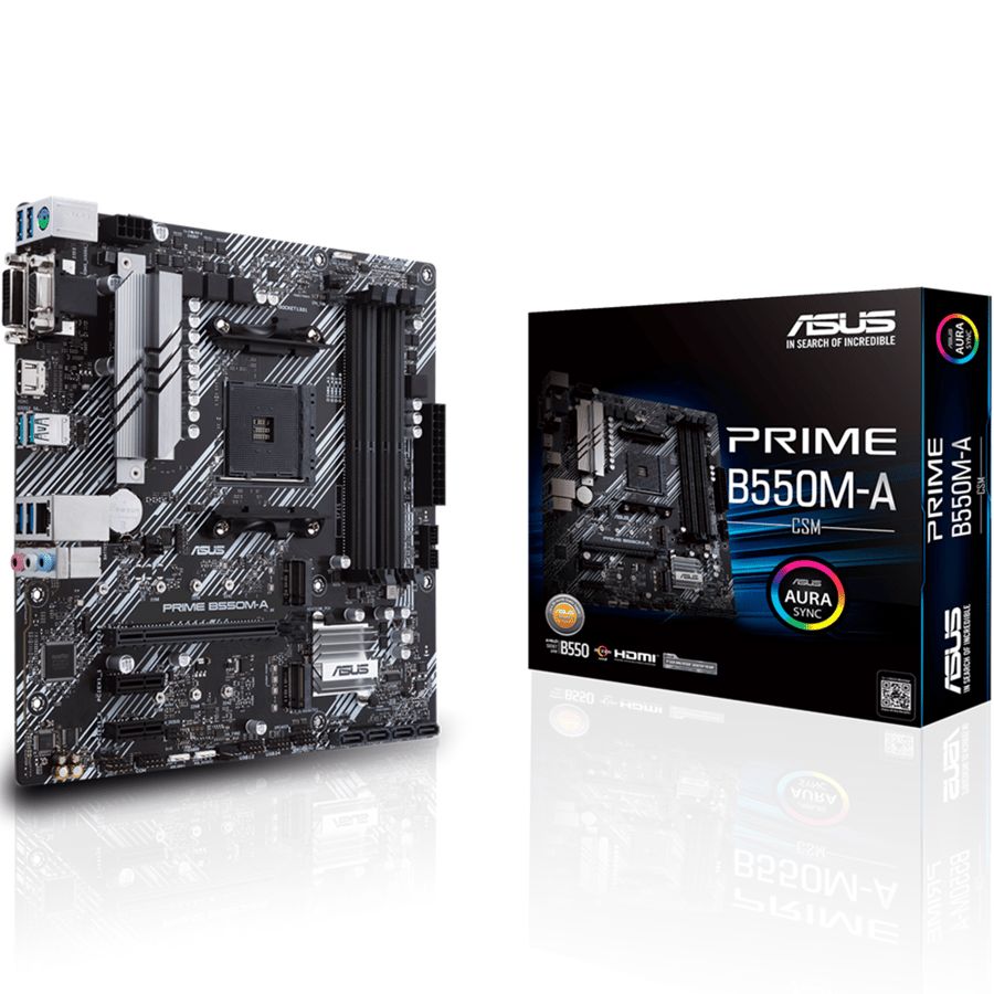 اسوس PRIME B550M-A/CSM اللوحة الام بمقبس AM4 لمعالجات AMD