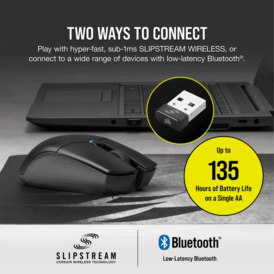 كورسير KATAR PRO Wireless ماوس للالعاب لاسلكي - اسود