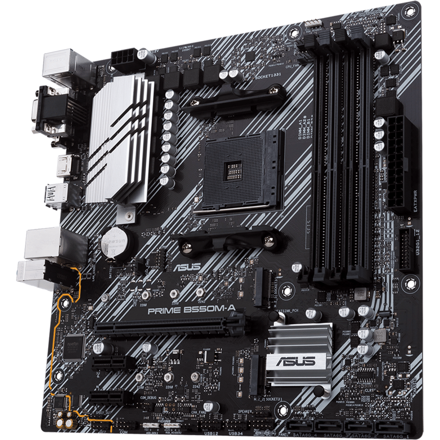 اسوس PRIME B550M-A/CSM اللوحة الام بمقبس AM4 لمعالجات AMD