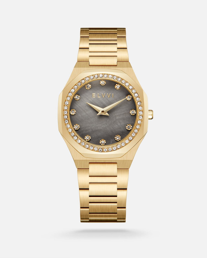 Elvi Steel women's watch in gold