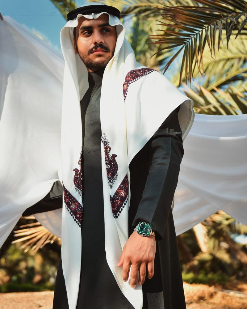 ساعة أصيل الرجالية ستيل بلون فضي