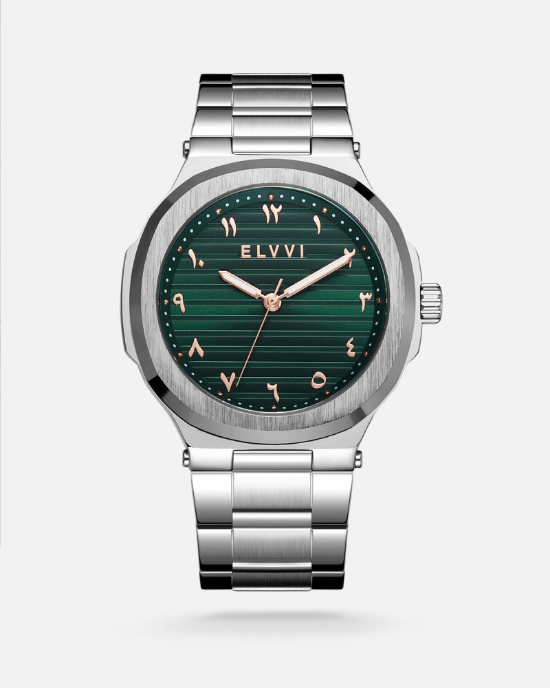 Elvi Steel Men's Watch in Silver