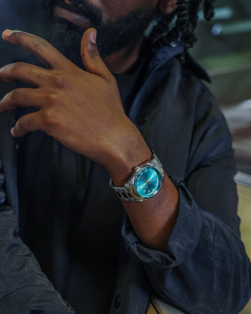 Men's watch in silver