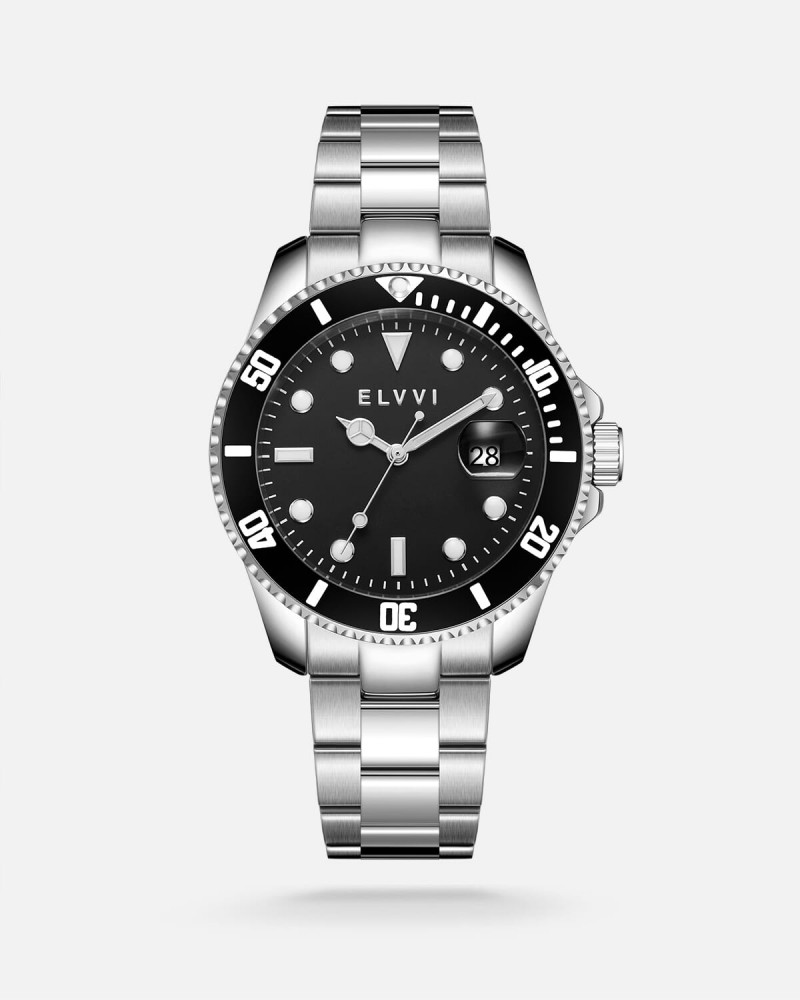 Elvi Men's Steel Watch in Silver