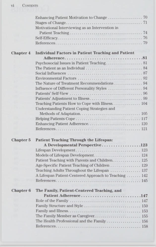 Effective patient education a guide to increased adherence Falvo, Donna R 2011 , Mass