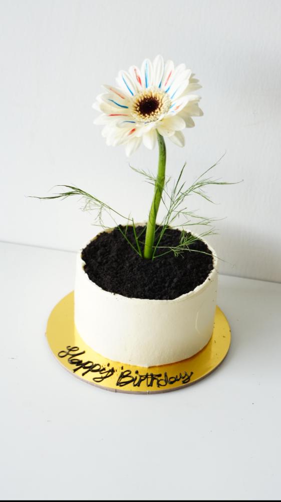 Flowers & cake