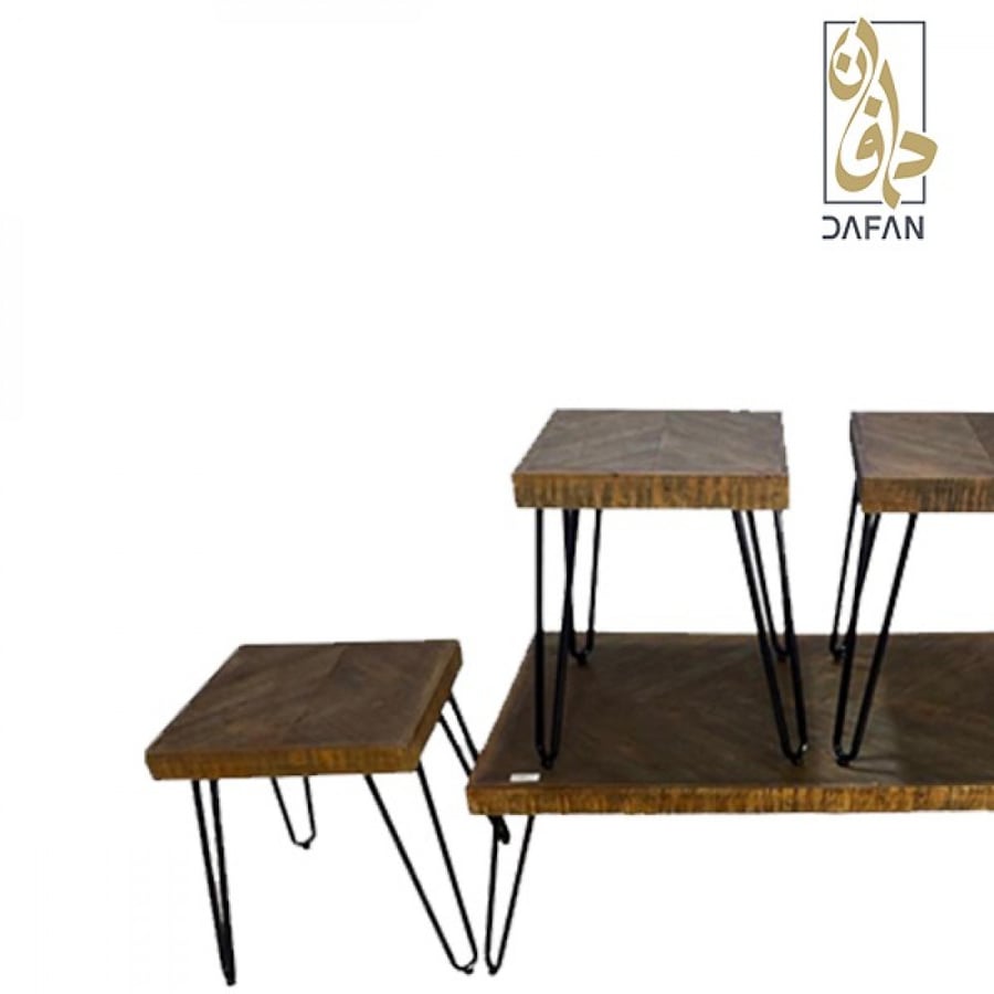 طقم طاولات كنب (1+4) لون BROWN