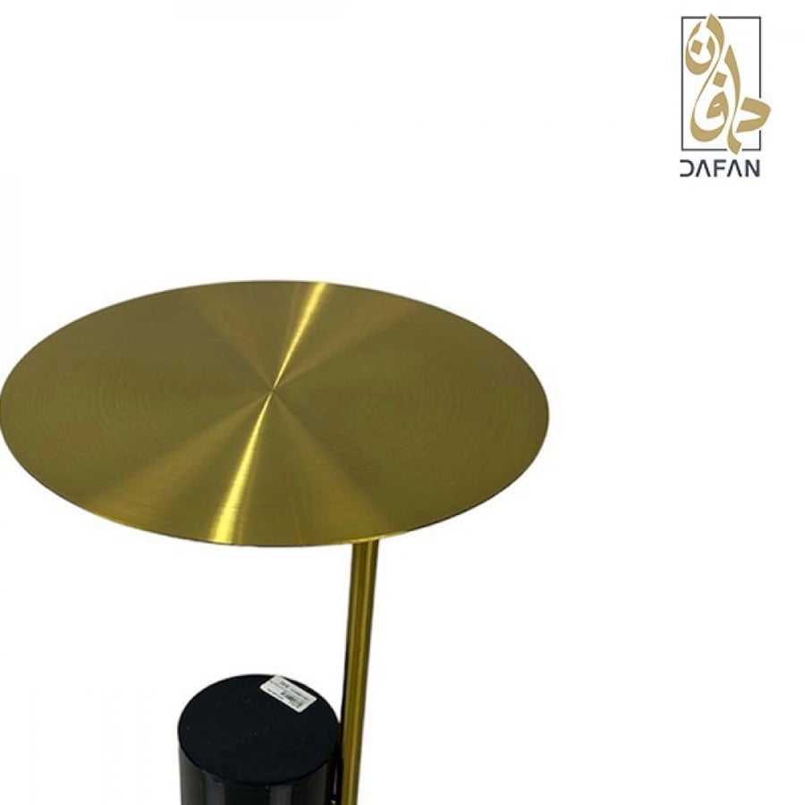 طاوله زاويه مفرد قاعده دائرى رخام GOLD
