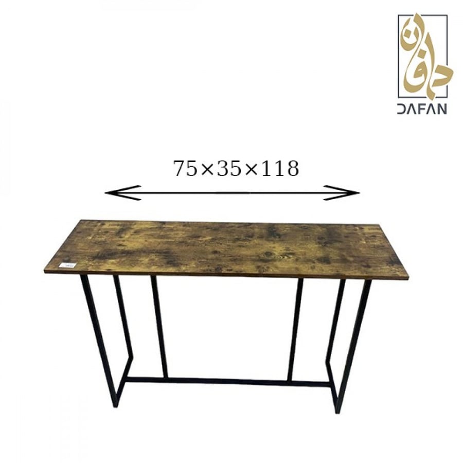 كونسول فاخر من الخشب و الحديد لون (black brown)
