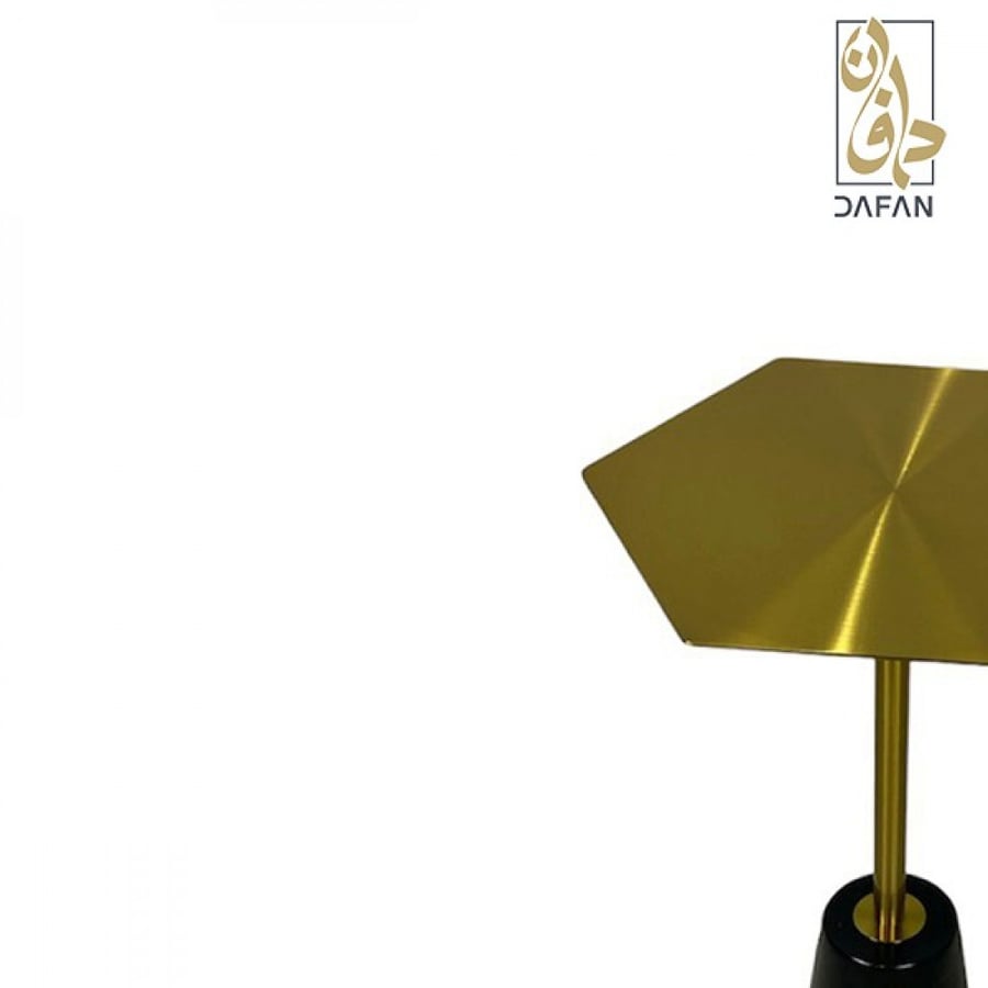 طاوله زاويه مفرد شكل سداسى معدن
