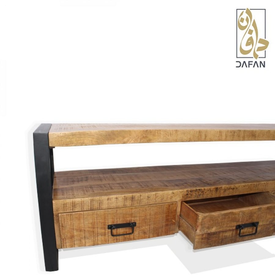 طاولة بلازما هندي خشب طبيعي