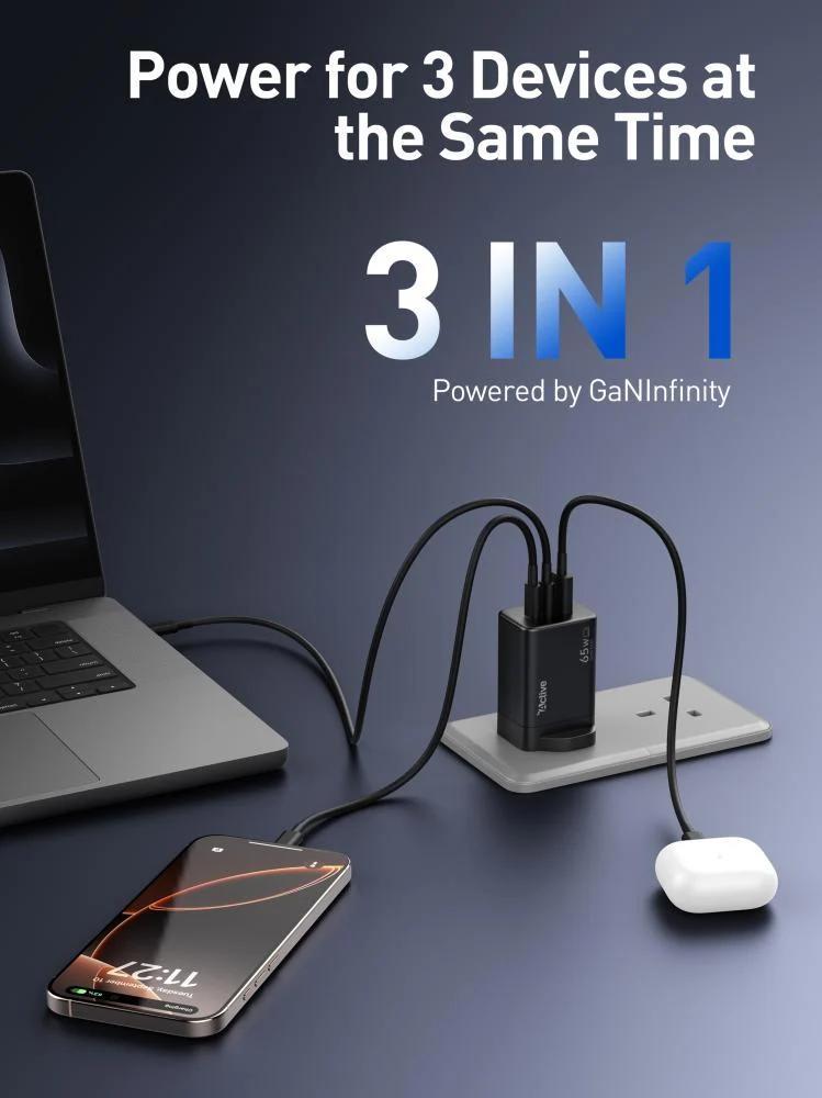 Active AW-65 65W Wall Charger