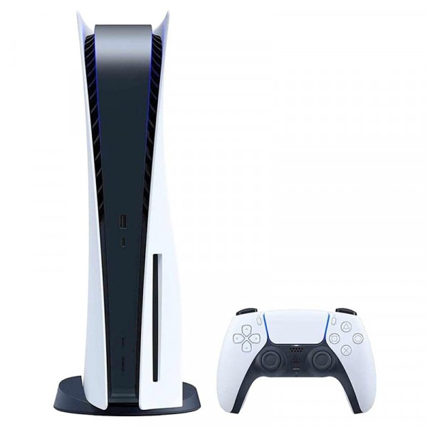 PlayStation 5 (disk version) with 1 controller