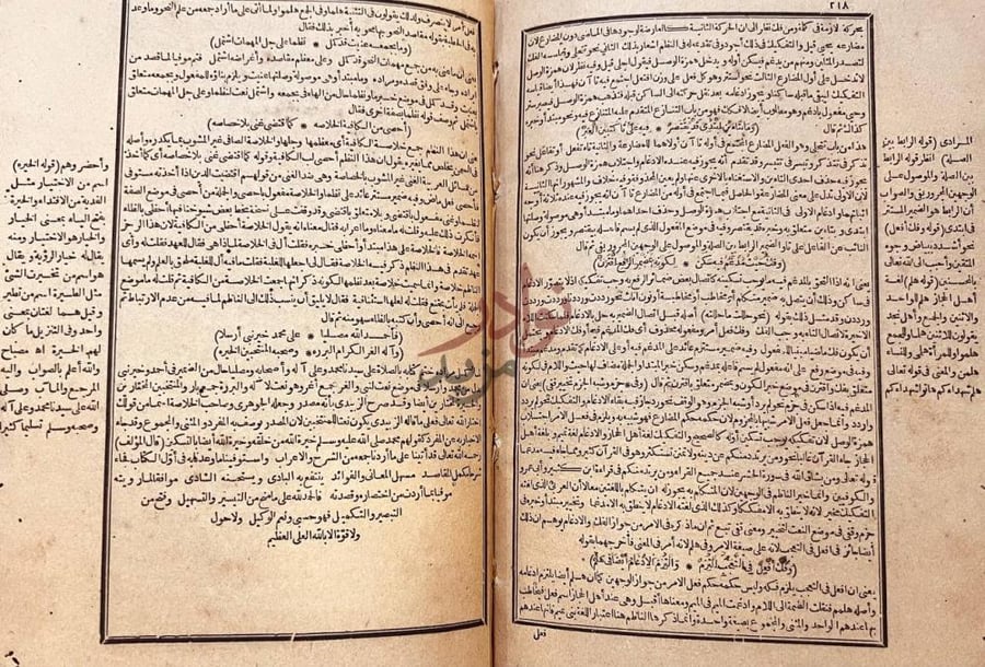 صفحة داخلية كتاب شرح المكودي على الفية ابن مالك Grammatical