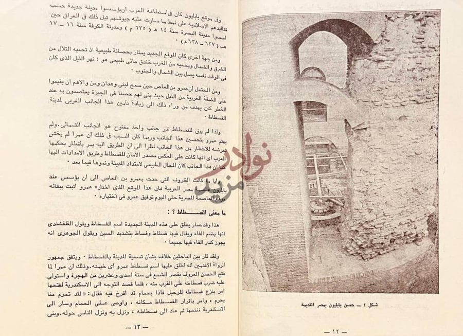صفحة داخلية كتاب القاهرة تاريخها اثارها فنونها