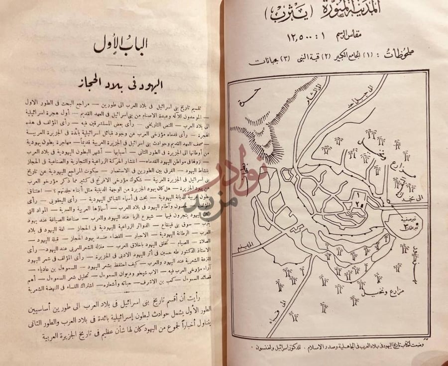 فصل كتاب تاريخ اليهود في بلاد العرب في الجاهلية وصدر الاسلام