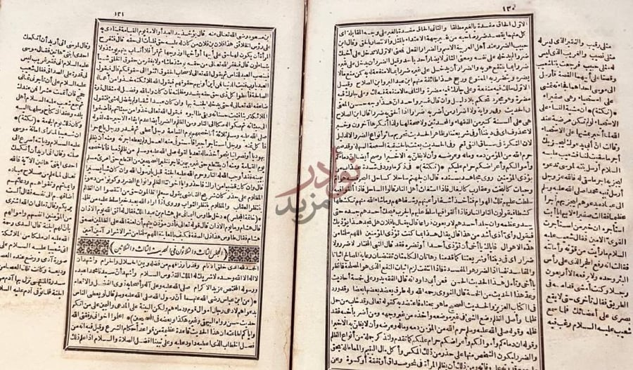 صفحة داخلية كتاب المجالس السنيه في الكلام على الاربعين
