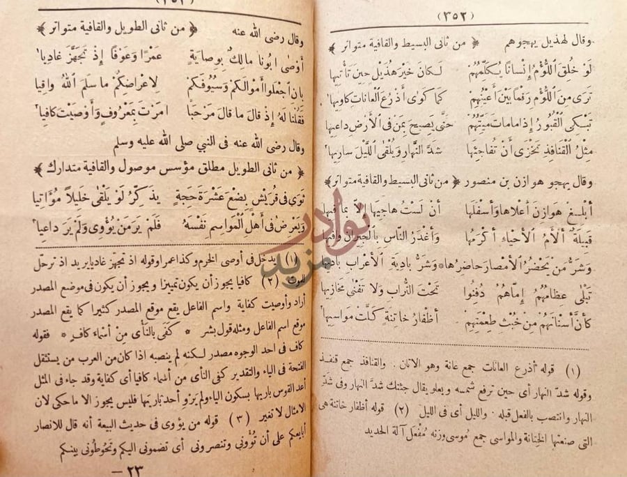 صفحة داخلية كتاب ديوان حسان بن ثابت الانصاري الخزرجي