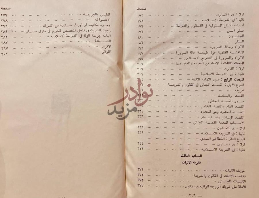 فهرس كتاب الشريعة الاسلامية والقانون الدولى العام