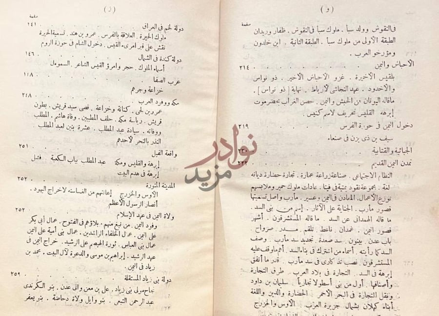 فهرس كتاب اليمن الكبرى