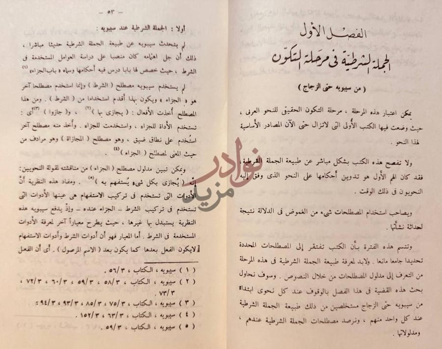 فصل كتاب الجملة الشرطية عند النحاة العرب أجمل الشرطية