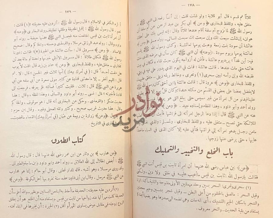 صفحة داخلية كتاب المحرر في الحديث في بيان الاحكام الشرعية