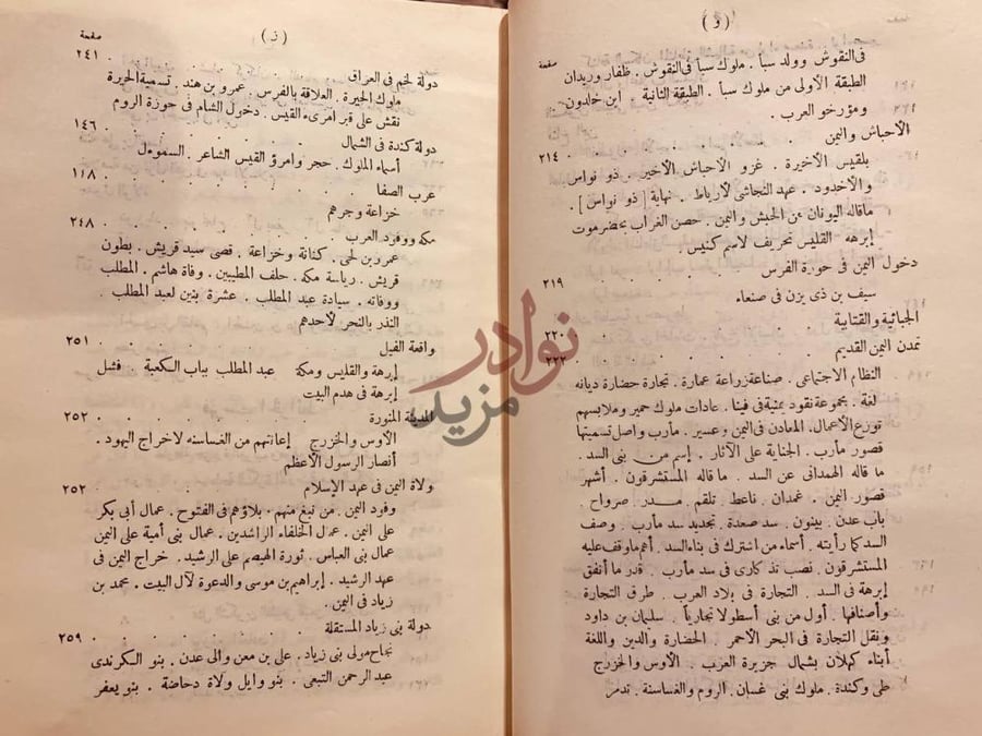 فهرس كتاب اليمن الكبرى جغرافي جيولوجي تاريخي فهرس تابع