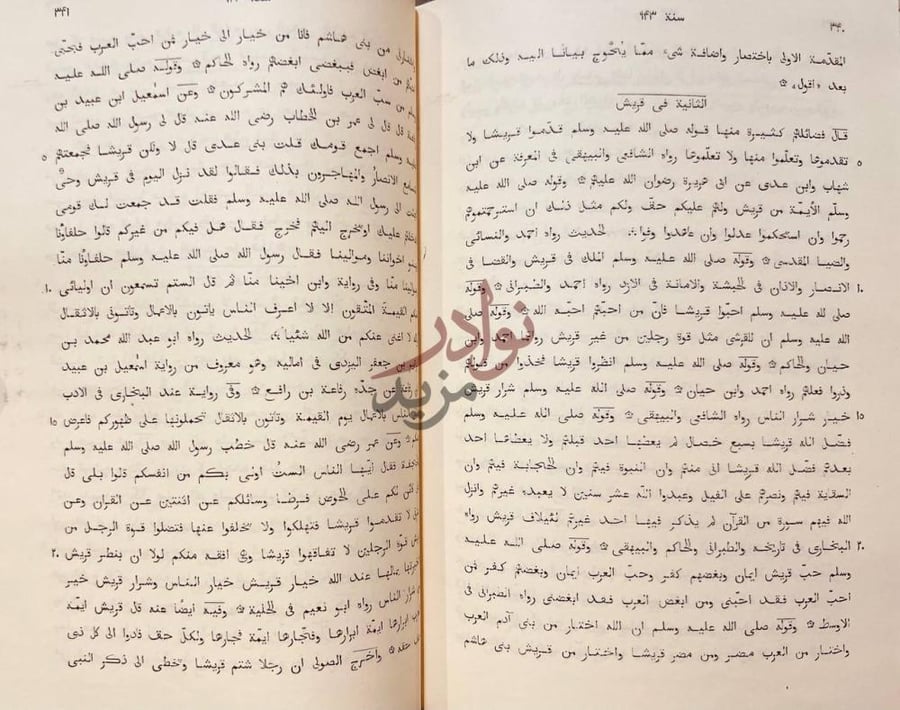 صفحة داخلية كتاب ظفر الواله بمظفر واله المقدمة الاولى