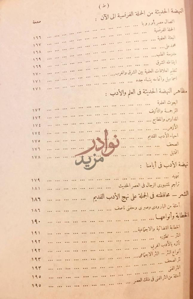 فهرس كتاب المجمل في تاريخ الادب العربي ط