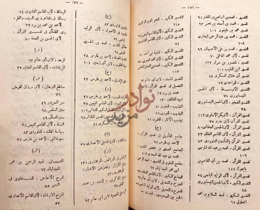 فهرس كتاب طبقات المفسرين فهرس الكتب