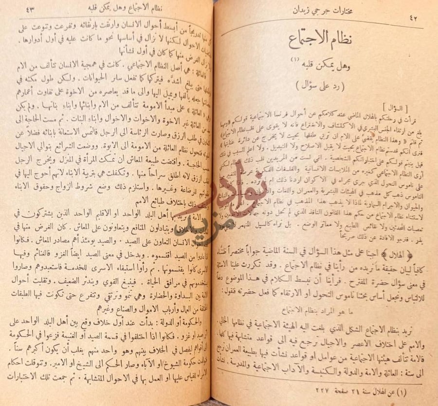 صفحة داخلية كتاب نفرتيتي نظام الاجتماع وهل