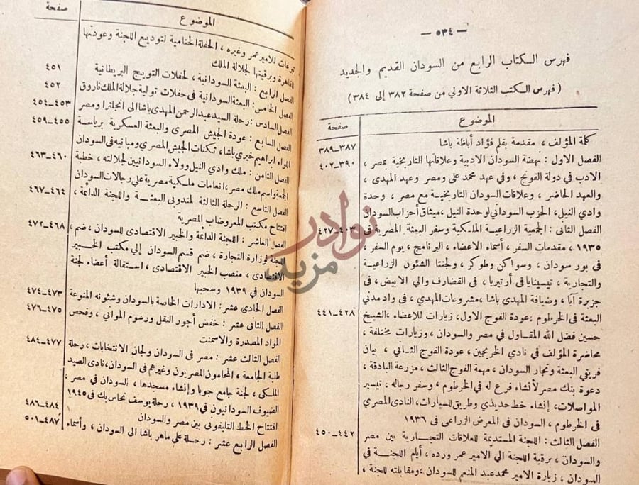 فهرس كتاب السودان القديم والجديد فهرس الكتاب الرابع