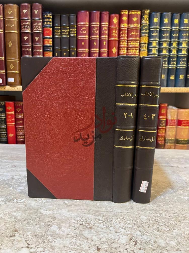 تجليد كتاب زهر الاداب وثمر الالباب غلاف الكتاب