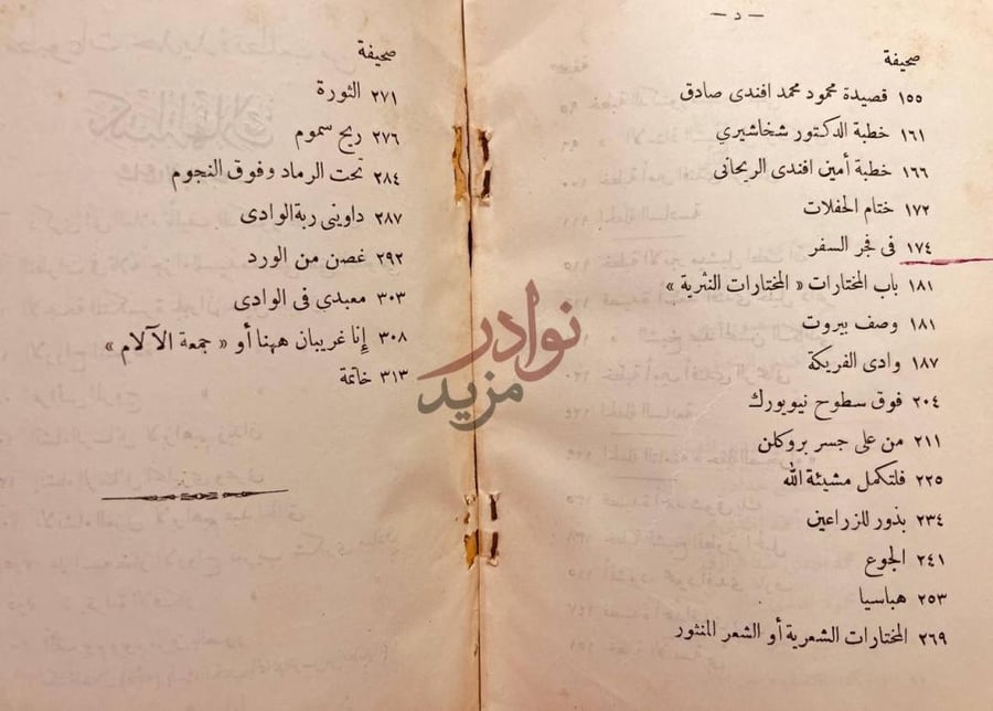 فهرس كتاب امين الريحاني ناشر فلسفة الشرق في بلاد الغرب تاريخ