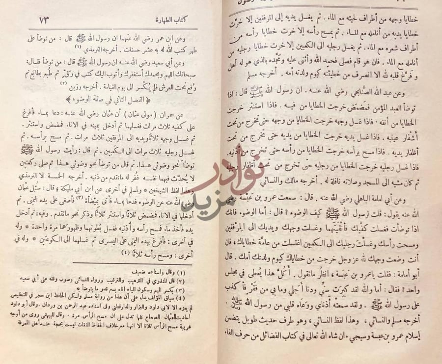 صفحة داخلية كتاب تيسير الوصول الى جامع الاصول من حديث الرسول