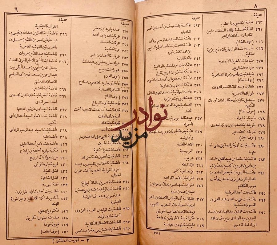 الدر المنثور في طبقات ربات الخدور/زينب العاملي