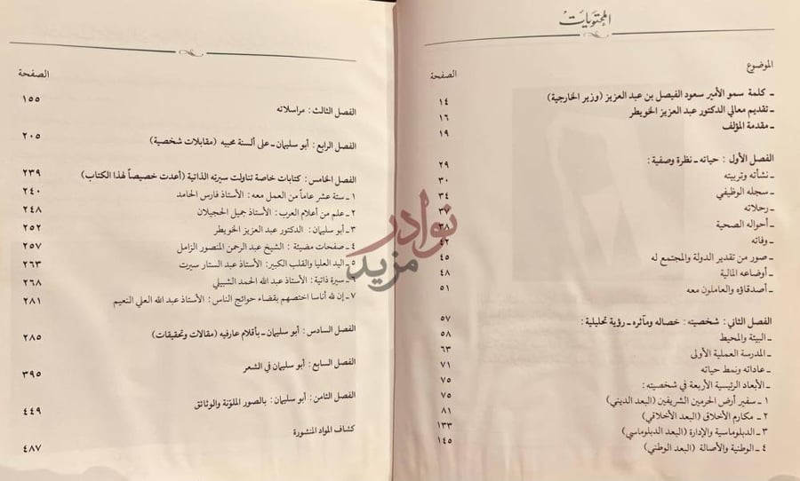 فهرس كتاب محمد الحمد الشبيلي ابوسليمان المحتويات