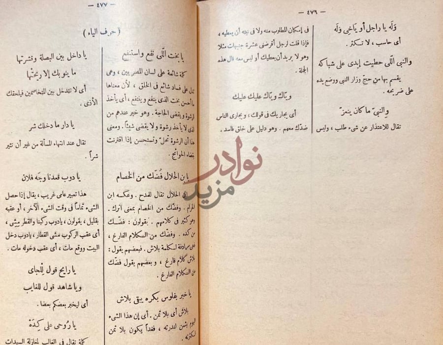 صفحة داخلية كتاب قاموس العادات والتقاليد والتعابير المصرية