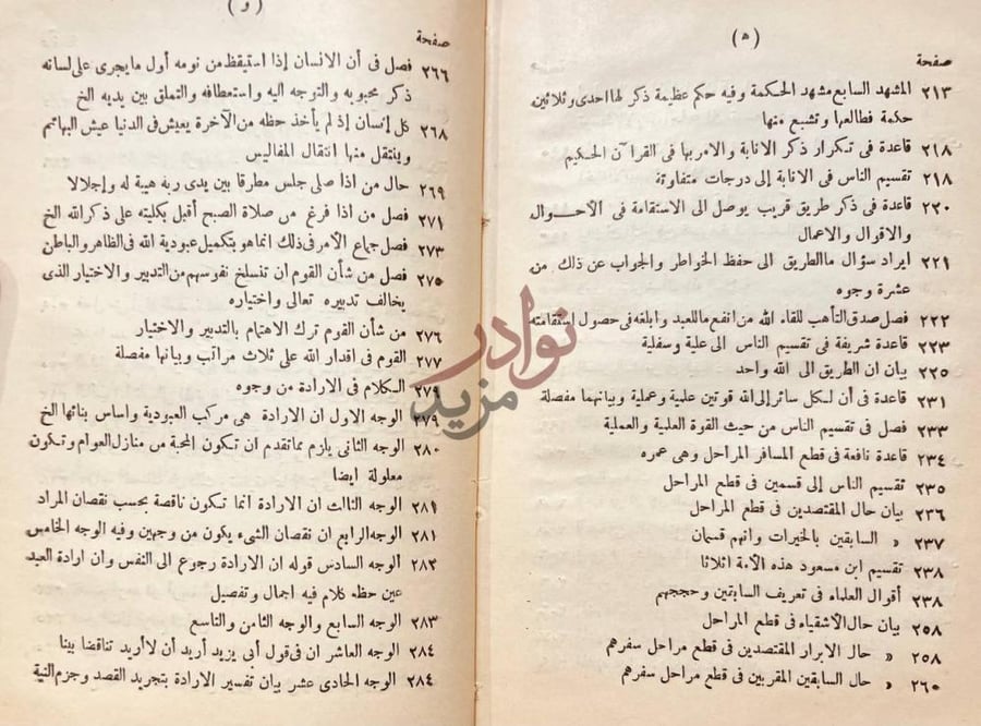 فهرس كتاب طريق الهجرتين وباب السعادتين