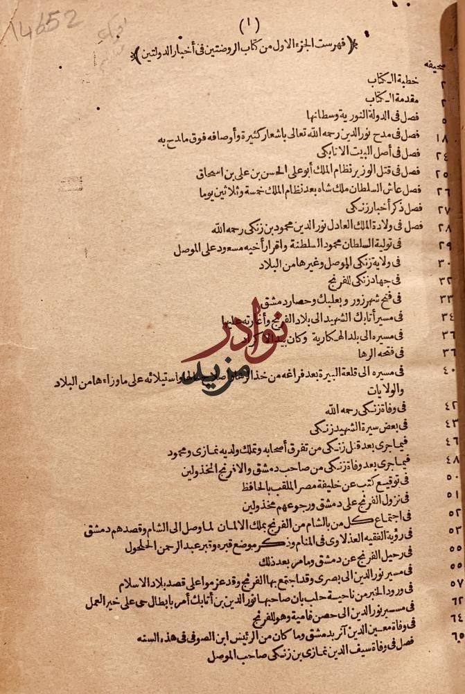 الروضتين في اخبار الدولتين 2/1 مجلد واحد/شهاب الدين المقدسي